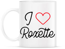 printfashion I love Roxette 2 - Bögre - Fehér (10653349)