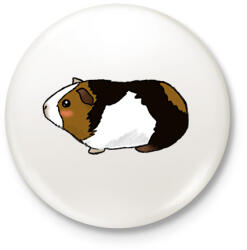 printfashion Tengerimalac - tarka - Kitűző, hűtőmágnes - Fehér (13260182)