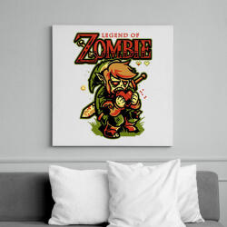 printfashion Legend of Zombie - Vászonkép - Fehér (6628465)