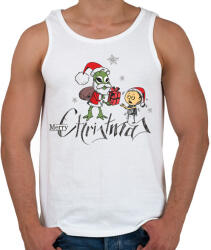 printfashion ufo karácsony - Férfi atléta - Fehér (14973842)