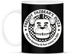 printfashion Freddy Fazbear's Pizza - Bögre - Fekete (13639056)