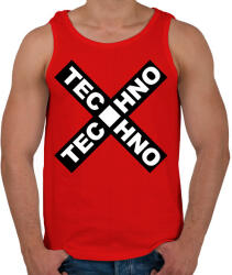printfashion TECHNO X - Férfi atléta - Piros (2159536)