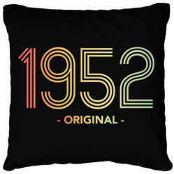 printfashion 1952 - Párnahuzat, Díszpárnahuzat - Fekete (11975252)