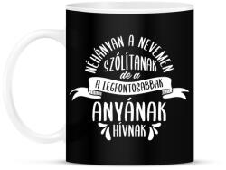 printfashion Néhányan a nevemen szólítanak - Bögre - Fekete (4711200)