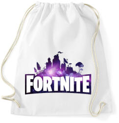printfashion Fortnite Galaxy - Sportzsák, Tornazsák - Fehér (1807098)