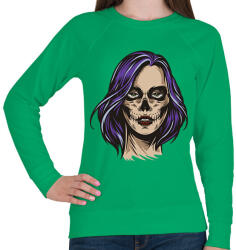printfashion Halloween boszi - Női pulóver - Zöld (2919262)