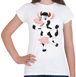 printfashion Tehén - Női póló - Fehér (16240892)