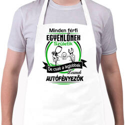 printfashion Autófényezők születésnapja - Kötény - Fehér (4903736)
