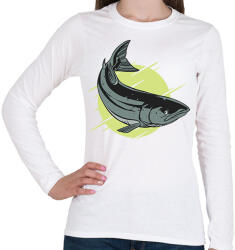 printfashion Lazac - Női hosszú ujjú póló - Fehér (6255791)