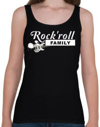 printfashion ROCK'ROLLE FAMILY - Női atléta - Fekete (1565495)