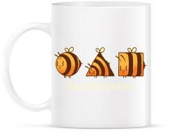 printfashion Bee different - Bögre - Fehér (5191004)