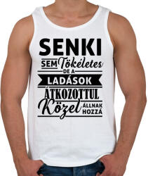 printfashion A Ladások tökéletesek - Férfi atléta - Fehér (1066342)