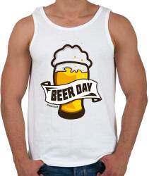 printfashion Beer day - everyday - Férfi atléta - Fehér (10590621)