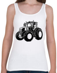 printfashion traktor - Női atléta - Fehér (7469517)