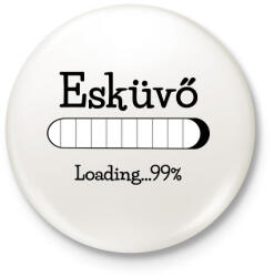 printfashion Esküvő loading. . . 99% - Kitűző, hűtőmágnes - Fehér (6207873)