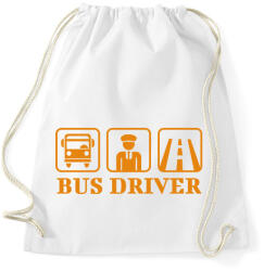 printfashion Bus driver - Sportzsák, Tornazsák - Fehér (7465788)