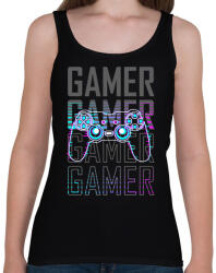 printfashion Gamer 2 - Női atléta - Fekete (2666308)