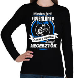 printfashion Legjobb hegesztő - Női hosszú ujjú póló - Fekete (929796)
