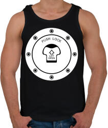 printfashion Tanksapka - Férfi atléta - Fekete (2250244)