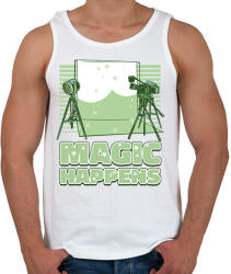 printfashion Green screen stúdió - Férfi atléta - Fehér (12086940)