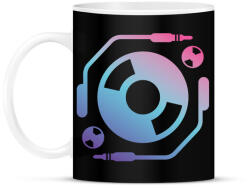 printfashion Techno - Lemezlovas - Bögre - Fekete (6581242)