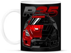 printfashion Nissan GT-R R35 - Bögre - Fekete (11420595)