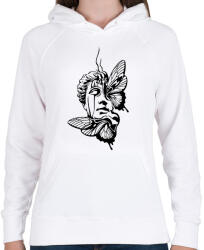 printfashion Hipe - Női kapucnis pulóver - Fehér (15888389)