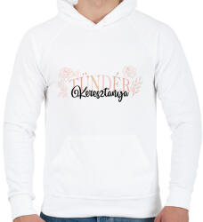 printfashion Tündér keresztanya - Férfi kapucnis pulóver - Fehér (12683741)