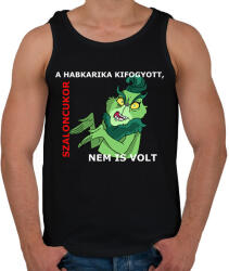 printfashion A habkarika kifogyott, szaloncukor nem is volt - Férfi atléta - Fekete (15125573)