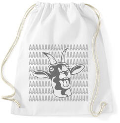 printfashion Aaaah! - Kecske - Sportzsák, Tornazsák - Fehér (11619641)