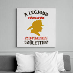 printfashion Tűzoltó szülinapja szeptember - Vászonkép - Fehér (6639434)