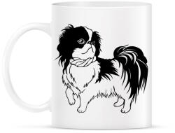printfashion Japán Csin - Japanese Chin - Bögre - Fehér (12072204)