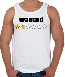 printfashion Wanted Level 2 - Férfi atléta - Fehér (16430592)