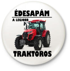 printfashion T02 - Kitűző, hűtőmágnes - Fehér (5306174)