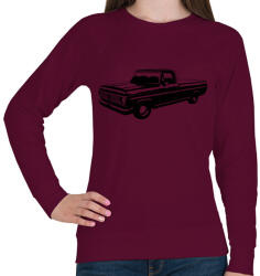 printfashion Truck - Női pulóver - Bordó (853850)