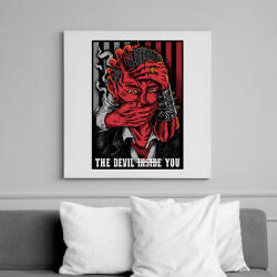 printfashion Ördög szabályok - Vászonkép - Fehér (6624634)