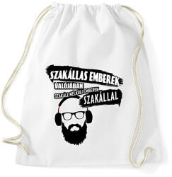 printfashion szakáll-szakállas emberek. . . . - Sportzsák, Tornazsák - Fehér (4148737)