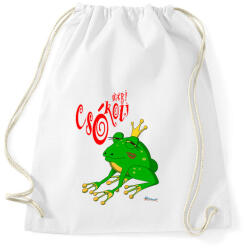 printfashion Csókolj meg! - Sportzsák, Tornazsák - Fehér (455099)