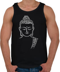 printfashion buddha - Férfi atléta - Fekete (15801823)