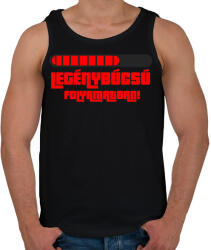 printfashion Legénybúcsú folyamatban - Férfi atléta - Fekete (5306448)