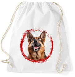 printfashion németjuhász kutyus - Sportzsák, Tornazsák - Fehér (15318525)