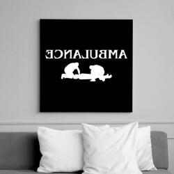 printfashion Ambulance - Vászonkép - Fekete (9123771)