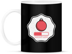 printfashion KARÁCSONY LOADING 2 - Bögre - Fekete (9553061)