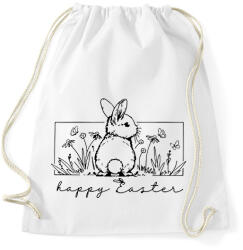 printfashion Happy Easter - nyuszis - Sportzsák, Tornazsák - Fehér (15873363)