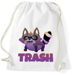 printfashion Trashpanda - Sportzsák, Tornazsák - Fehér (16278188)
