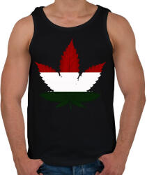 printfashion magyar ganja - Férfi atléta - Fekete (1508511)