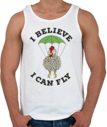 printfashion I believe I can fly - Férfi atléta - Fehér (1737622)