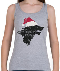printfashion Christmas is coming - Trónok harca - Női atléta - Sport szürke (5443508)