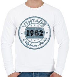 printfashion 1982 - Férfi pulóver - Fehér (12162515)