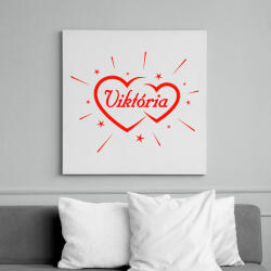 printfashion Viktória - Vászonkép - Fehér (15614110)